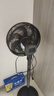 美的（Midea）【超级单品】七叶轻音立式电风扇家用柔风落地扇台式桌面小型风扇大风量节能摇头宿舍电扇 SAF30AB 实拍图