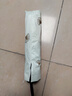天堂 防紫外线晴雨伞三折 雨伞黑胶防晒太阳伞遮阳晴雨伞 甘酪白 实拍图