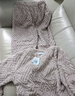 幸棉（LUCKMEEY）珊瑚绒家居服套装麻花绒长毛绒保暖可外穿睡衣情侣款厚防静电秋冬 男款冰川灰 L （女110-140斤/男120-140斤） 实拍图