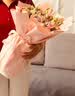 琐拉鲜花速递玫瑰百合混搭花束送朋友女友生日礼物全国同城配送 19朵紫玫瑰百合混搭花束 实拍图