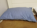 海澜之家（HLA） 全棉枕套 水洗棉枕头套儿童成人学生枕套学生枕芯套枕套床上用品 【纯棉透气不掉色】宝石蓝+浅灰 一对装 实拍图