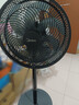 美的（Midea）【超级单品】七叶轻音立式电风扇家用柔风落地扇台式桌面小型风扇大风量节能摇头宿舍电扇 SAF30AB 实拍图