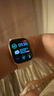 Apple/苹果 Watch Series 10 智能手表GPS款42毫米玫瑰金色铝金属表壳淡桃粉色运动型表带S/M MX1R3CH/B 实拍图