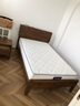 全友家居现代轻奢实木床1.2x2米卧室家用青少年单人床功能学生床家具 实拍图