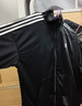 三叶草（Adidas）经典款 黑白 侧边三条纹 立领长袖 梭织 风衣 夹克 外套 男女 JL8396 M 实拍图