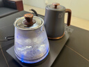妙胜纯钛智能全自动上水电热水壶家用嵌入茶台茶桌煮茶一体保温烧水壶茶具功夫泡茶开水壶煮茶壶套装 1L 纯钛烧水壶三合一款 20X37CM 实拍图