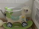 帮宝智【带护栏/多功能】摇摇马木马儿童玩具男女孩婴儿1-3岁生日礼物 可爱马豆蔻绿+靠背+推杆+护栏 实拍图