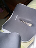 康富士尾椎减压记忆棉坐垫久坐屁股不疼办公室专用透气座垫学生夏季屁垫 双灰拼色-套装【坐垫+腰靠】 【专利舒享系列·释压护臀】 实拍图