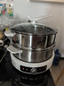 小熊（Bear）0涂层电火锅火锅专用锅电锅家用6-8个人不粘分体式可拆洗多功能电蒸锅不锈钢电煮锅6L火锅锅F60L2  实拍图