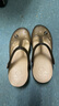 维布伦维布伦洞洞鞋女夏季防滑厚底外穿拖鞋软底平跟包头凉鞋果冻沙滩鞋 茶金色 37 正码正拍 实拍图