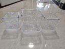 亚克力正方形透明花盆塑料种植盆水培透气加厚蝴蝶兰专用控根盆 1号8.5*7.5*9cm【送托盘】 1个装 实拍图