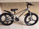 凤凰（Phoenix）儿童山地自行车4-8-12-18岁减震变速银色22寸 实拍图
