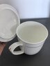 陶相惠茶杯陶瓷盖杯中号骨瓷水杯金边会议杯办公杯酒店商务喝茶开会杯子 实拍图