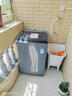 小天鹅洗衣机全自动波轮15公斤容量蓝光烘洗一体 学生宿舍出租房神器一键智洗10公斤公寓洗衣机 12公斤【热烘干+纳米除菌】咖色 5.5KG-20KG 实拍图