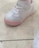 泰兰尼斯秋冬季婴儿学步鞋网布加绒防踢防滑面包鞋1-3岁男女宝宝机能童鞋 白/粉 秋季超纤 25 鞋内长16.0cm适合脚长15.0 实拍图