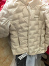 波司登（BOSIDENG）25年新款短款轻薄羽绒服女90鹅绒立领无缝胶囊保暖外套B250131034 【700+蓬鹅绒】奶油米-奶油欧包【卡码拍大】 M 165/88A 体重约105-115斤 实拍图