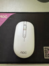 AOC KM460无线蓝牙键盘鼠标套装 键鼠套装 低音按键 防溅洒设计 办公家用 笔记本台式电脑通用 白色  实拍图