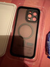 ROCK适用苹果16 Pro手机壳iPhone16 Pro保护套Magsafe磁吸旋转支架防摔全包铝合金透明轻薄简约男女款 实拍图