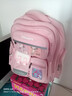 史努比（SNOOPY）小学生书包轻便儿童护脊减负双肩包痛包 四到六年级 粉色大号 实拍图