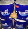 得宝（TEMPO）一博同款 有芯卷纸 无香4层135g*10卷  可冲散 卫生纸  卷筒纸  实拍图
