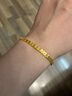 金至尊（3DG Jewellery）cool我999足金手链ins风个性百搭黄金手链送女友老婆生日礼物计价 金重7.32克（以实际克重多退少补） 实拍图