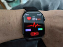 光昔 华为机适用无创测血糖血压手表免采血尿酸血脂健康监测仪血氧心率运动睡眠智能通话NFC手环 曜石黑-钢带【健康微体检+蓝牙通话+NFC】 实拍图