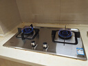 林内（Rinnai）燃气灶【家电国家补贴20%】5kW大火力双眼猛火灶具嵌入式一级能效天然气 可调节灶2E08M 实拍图