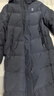 李宁火锅羽绒服丨挡风防泼水科技女秋冬季显瘦简约连帽长外套AYMU502 实拍图