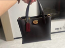 蔻驰（COACH）女士WILLOW 18号托特包通勤单肩包斜挎包高级感早秋女包 B4/混合黑色 实拍图