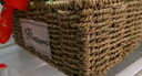 恰好时光手工木片编织手提花篮干花鲜花插花花艺摆拍居家收纳篮子流苏款 实拍图