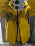 JEEP SPIRIT吉普三合一冲锋衣男士夹克户外防风防水登山服外套女柚黄M 实拍图