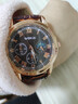 【渠道专享】2024新款男士时尚腕表商务潮流皮带手表男高颜值腕表 指挥官款【咖啡色表带】 实拍图