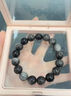 蔓笙手串男盘玩黑曜石手链男士潮流时尚简约学生手环百搭男生手把件 10mm 实拍图