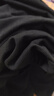 JEANSWEST LIFE真维斯秋季新款长袖t恤打底衫百搭舒适宽松休闲大码衣服 黑色 （棉质款式） 3XL 实拍图