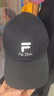 FILA FUSION斐乐潮牌棒球帽中性休闲鸭舌帽网球运动遮阳帽 深黑-BK XS 实拍图
