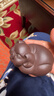 藏壶天下宜兴全手工紫砂茶宠猪茶玩摆件可养福猪原矿紫泥小趴猪 紫泥款 晒单实拍图