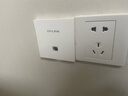 普联（TP-LINK）AX3000全屋WiFi6无线面板AP套装家用企业组网TL-XAP3002GI-PoE 薄款（方）易展版套装（1拖3） 实拍图