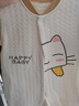 舒贝怡婴儿衣服新生儿连体衣纯棉周岁宝宝爬爬服秋冬满月保暖哈衣黄66 实拍图