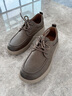 奥康男鞋秋冬季2025新款潮流百搭休闲皮鞋男真皮增高鞋子男运动板鞋男 棕色（1255423061R) 41 （标准皮鞋码） 实拍图