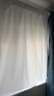OCG幻影纱测量安装窗帘纱帘透光不透人客厅飘窗阳台白色窗纱 白色加厚版挂钩 【体验价】宽1.3高1.5单片 米 实拍图
