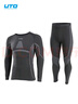 悠途（UTO）压缩速干衣套装男滑雪登山户外运动保暖内衣晶石灰色(男款）M 实拍图