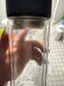 富光 男女士双层玻璃杯 高硼硅泡茶杯 茶水分离水杯带茶隔杯子500ml 实拍图