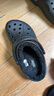 卡骆驰（CROCS）贝雅克骆格保暖拖鞋|205969 黑色-060 36/37(220mm)  实拍图