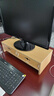 温鑫福电脑显示器屏增高架底座桌面键盘整理收纳置物架托盘支架子抬加高 双层隔断浅胡桃(2抽屉) 实拍图
