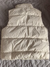 骆驼（CAMEL）户外防泼水羽绒马甲女90%绒子背心外套 J25CR2L5006 暖白 S 实拍图