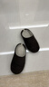 内泊乳胶棉拖鞋男冬季天女士羊毛毛防臭防滑静音保暖大码家居舒服软底 岩茶 43-44 正码正拍 实拍图