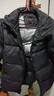 雅鹿三防短款羽绒服女冬免洗户外休闲蓄热保暖连帽加厚面包服外套 黑色 L 【推荐125-140斤】 实拍图