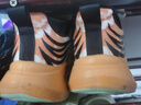 回力男鞋保暖运动鞋男冬季新款加绒棉鞋男百搭鞋子男 白绿桔网面款 41 实拍图