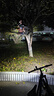 洛克兄弟自行车灯夜骑强光手电筒TYPE-C充电前灯防雨骑行装备 RHL800 实拍图