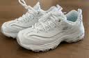 斯凯奇（Skechers）女鞋秋季蕾丝熊猫鞋厚底增高百搭休闲运动经典复古老爹鞋 白色/WHT 36 尺码偏大，建议选小半码 实拍图